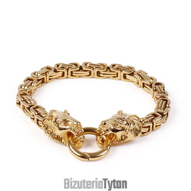 Bransoletka Męska Cross Border Imperial Chain Lion Bransoletka Męska Cross Border Imperial Chain Lion
