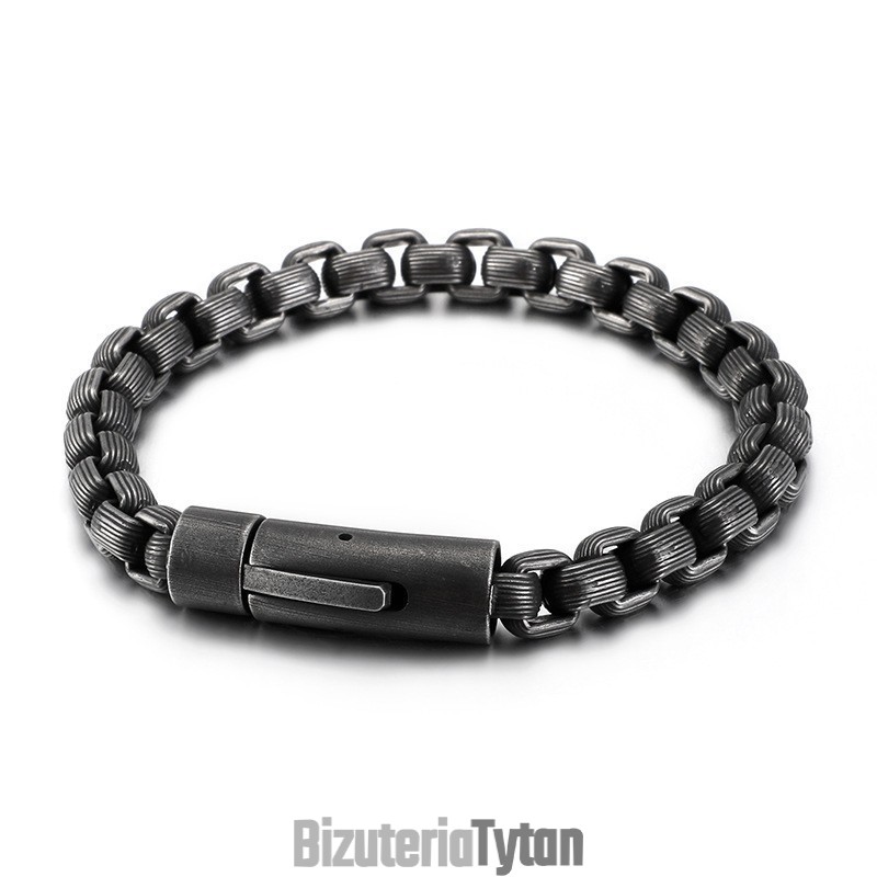 Nowa Moda Retro Styl Motocyklista Męska Tytanowa Bransoletka Łańcuch Motocyklista Łańcuch Bransoletka Nowa Moda Retro Styl Motocyklista Męska Tytanowa Bransoletka Łańcuch Motocyklista Łańcuch Bransoletka