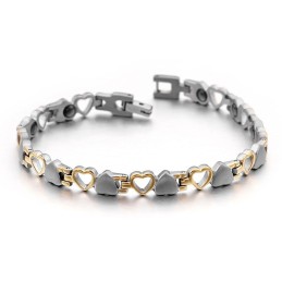 Love Black Bile Magnet Titanium Bransoletki Męskie I Damskie Na Prezent