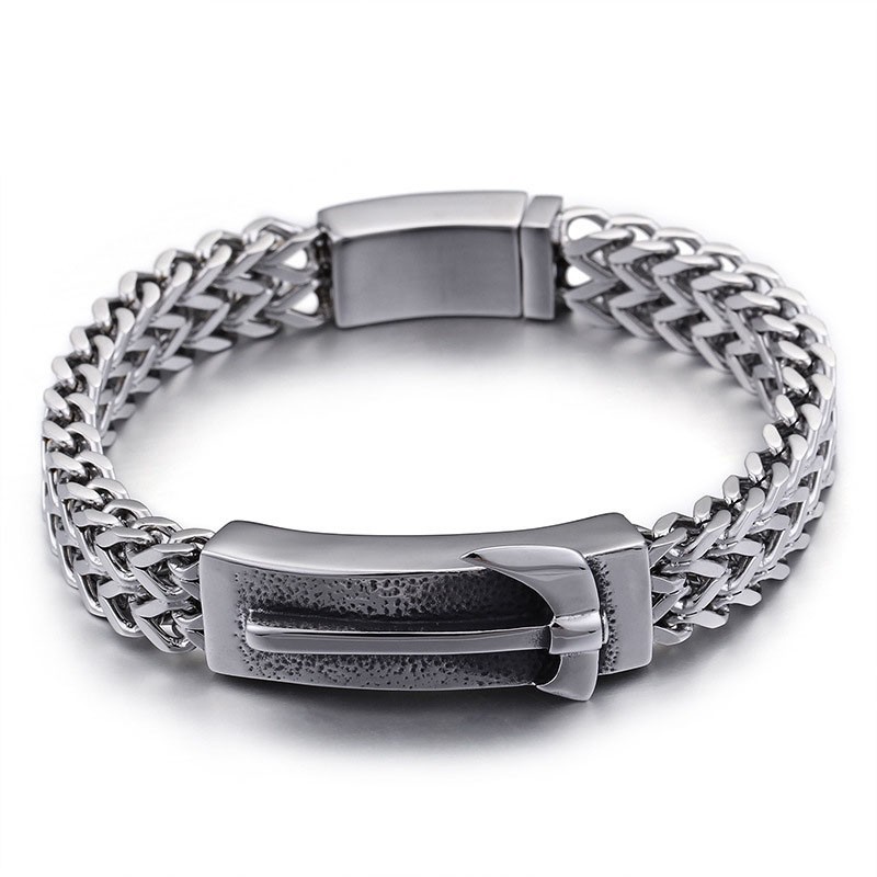 Bransoleta Męska Shake The Same Axe Bent Titanium