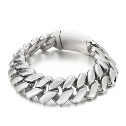Bransoleta Chic Wind Diamond-Shaped Titanium