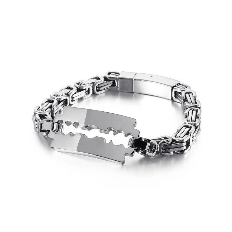 Tytanowy Łańcuch Cesarza Ostrze Zakrzywiony Znak Tide Jewelry Tytanowy Łańcuch Cesarza Ostrze Zakrzywiony Znak Tide Jewelry
