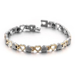 Love Black Bile Magnet Titanium Bransoletki Męskie I Damskie Na Prezent