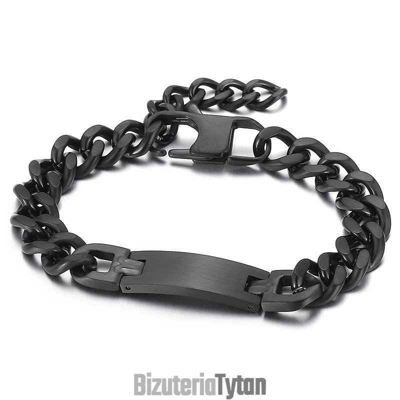 Modna Wygięta Marka Plus Tail Chain Bransoletka Z Tytanu Dla Mężczyzn Modna Wygięta Marka Plus Tail Chain Bransoletka Z Tytanu Dla Mężczyzn