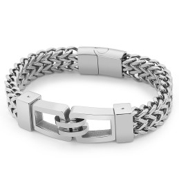Rock And Roll Hip-Hop Hand Puller 21,5 Cm Bransoletka Tytanowa Dla Mężczyzn