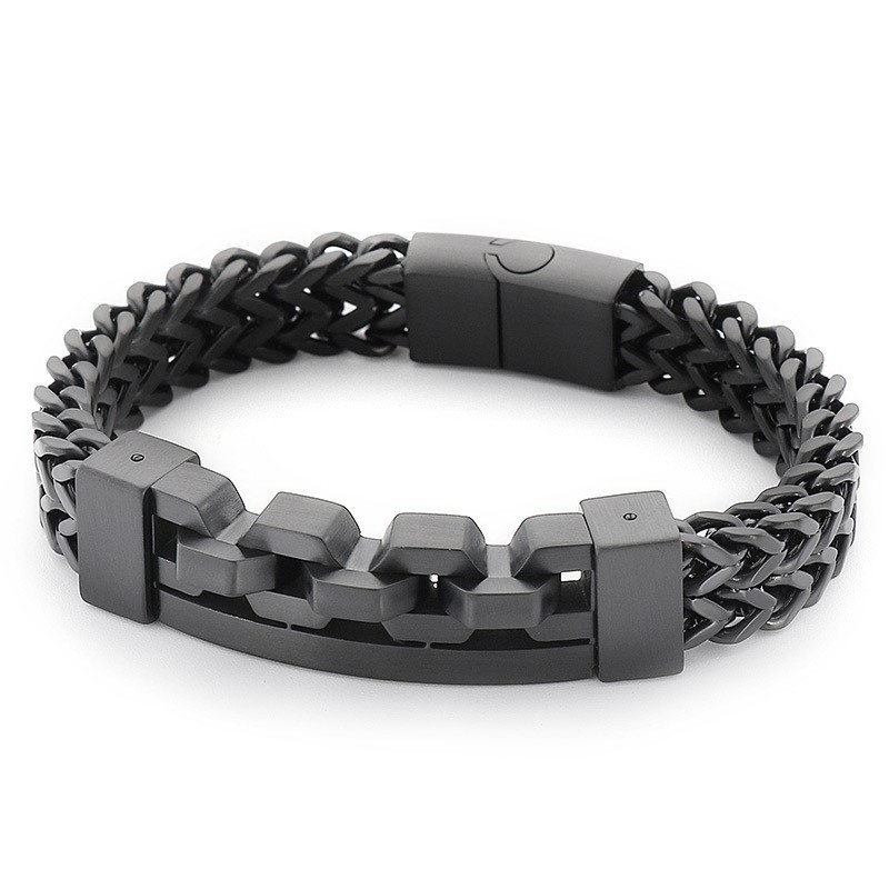 Bransoletka Fashion Square Hollow Titanium Dla Mężczyzn Bransoletka Fashion Square Hollow Titanium Dla Mężczyzn