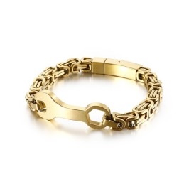 Bransoleta Męska Z Tytanu Fashion Wrench Emperor Chain