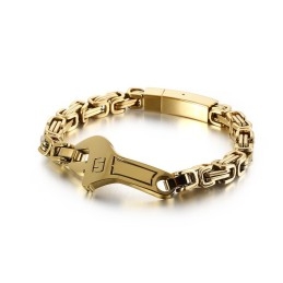 Bransoleta Męska Cool Wrench Back Type Curved Plate Z Tytanu