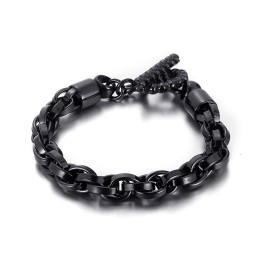 Bransoletka Męska Cool Fashion Skull Buckle Titanium