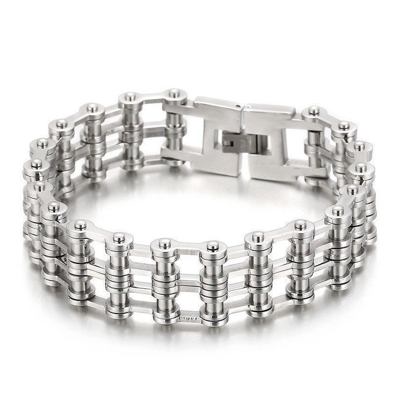 Modny, Szykowny Styl Biker Titanium Men'S Modny, Szykowny Styl Biker Titanium Men'S
