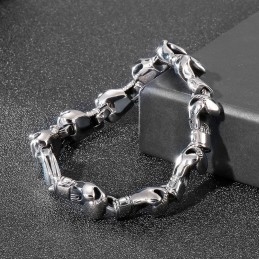 Bransoleta Męska Cool Hip Hop Boxing Titanium