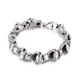 Bransoleta Męska Cool Hip Hop Boxing Titanium