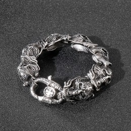 Bransoletka Męska Cool Skull Titanium