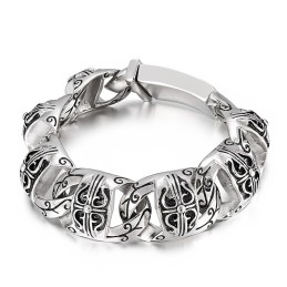 Bransoletka Męska Cool Skull Titanium