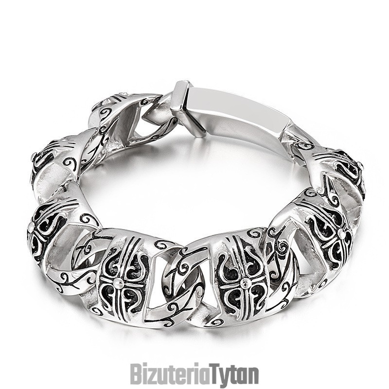 Bransoletka Męska Cool Skull Titanium Bransoletka Męska Cool Skull Titanium