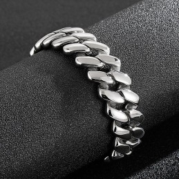 Bransoleta Chic Wind Diamond-Shaped Titanium