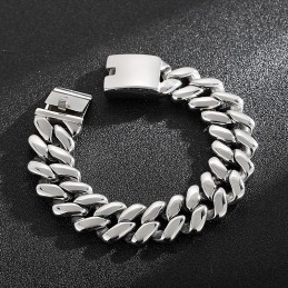 Bransoleta Chic Wind Diamond-Shaped Titanium