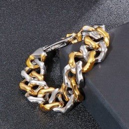 Bransoletki Męskie Inter-Gold Bransoletka Szlifierska Czterostronna Biżuteria