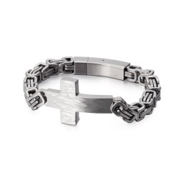 Bransoletka Cross Bend Męska Bransoletka Emperor Back Chain