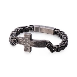 Bransoletka Cross Bend Męska Bransoletka Emperor Back Chain