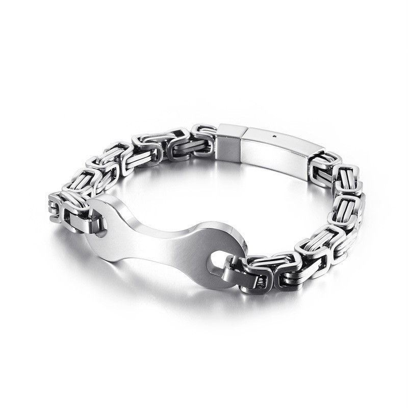 Bransoletka Męska Fashion Tide Titanium Emperor Chain