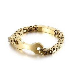 Bransoletka Męska Fashion Tide Titanium Emperor Chain