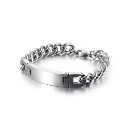 Bransoleta Męska Z Tytanu Fashion Bend Brand