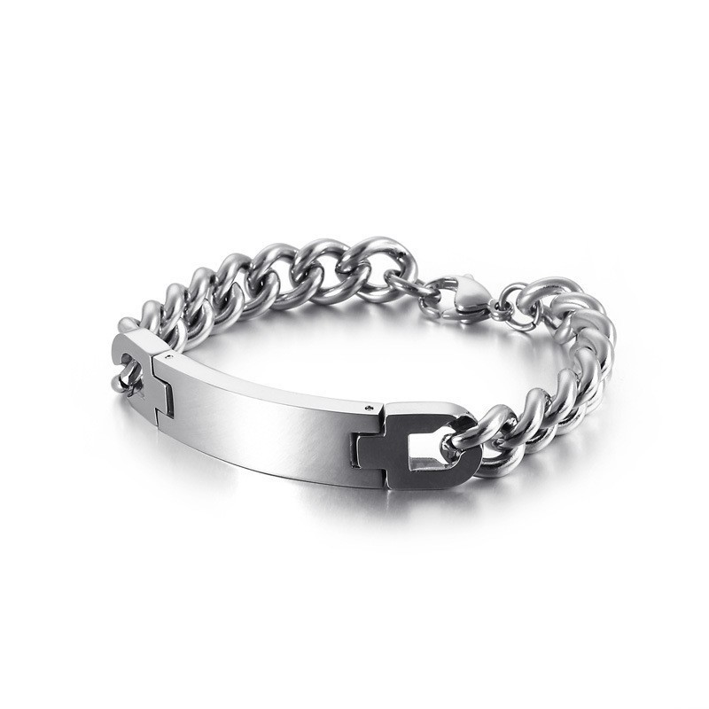 Bransoleta Męska Z Tytanu Fashion Bend Brand Bransoleta Męska Z Tytanu Fashion Bend Brand