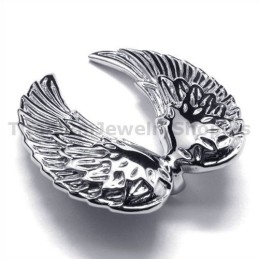 Wisiorek Z Tytanu Angel Wings - Darmowy Łańcuszek