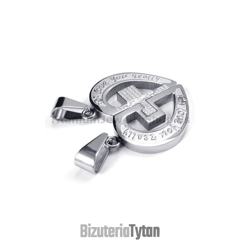 Kocham Cię Naprawdę Tytanowe Wisiorki Miłosne Z Łańcuszkami Bez Diamentów Kocham Cię Naprawdę Tytanowe Wisiorki Miłosne Z Łańcuszkami Bez Diamentów