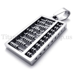Srebrny Wisiorek Abacus Z Tytanu
