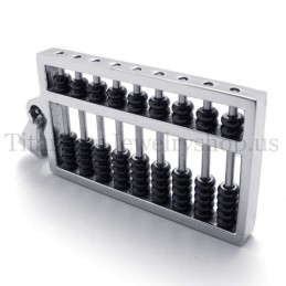 Czarny Wisiorek Abacus Z Tytanu