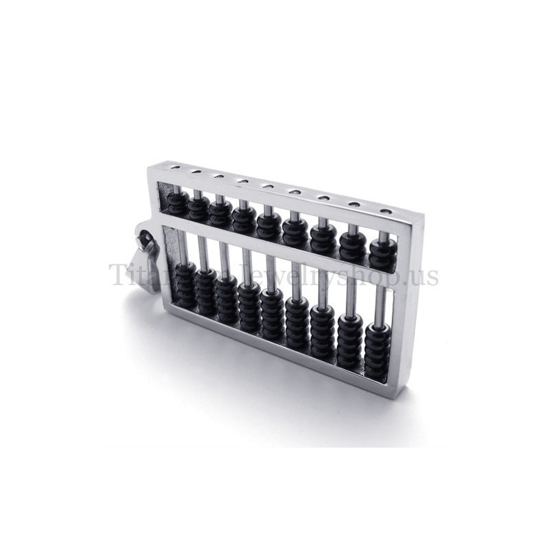 Czarny Wisiorek Abacus Z Tytanu Czarny Wisiorek Abacus Z Tytanu