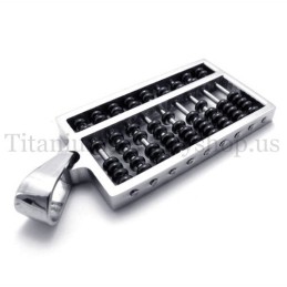 Czarny Wisiorek Abacus Z Tytanu