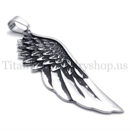 Wisiorek Męski Z Czystego Tytanu Wings Model