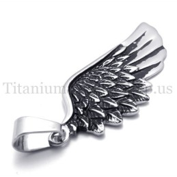 Wisiorek Męski Z Czystego Tytanu Wings Model