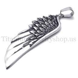 Wisiorek Męski Z Czystego Tytanu Wings Model