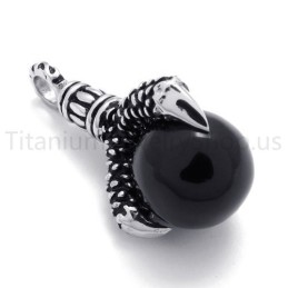 Nowy Klasyczny Wisiorek Magic Ball Tytanowy