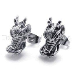 Kolczyki Z Tytanu Dragon