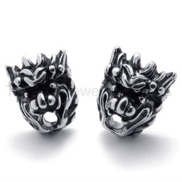 Kolczyki Retro Lion Cool Titanium