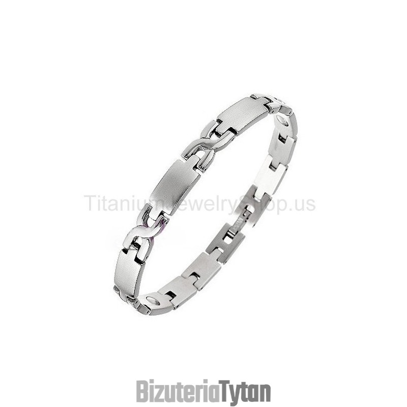 Bransoleta Męska Tytanowa