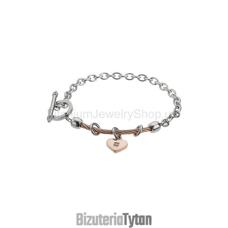 Bransoleta Sweetheart Cable Titanium Bransoleta Sweetheart Cable Titanium