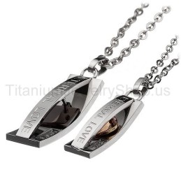 Eternal Love Titanium Lovers Wisiorki Dla Miłośników