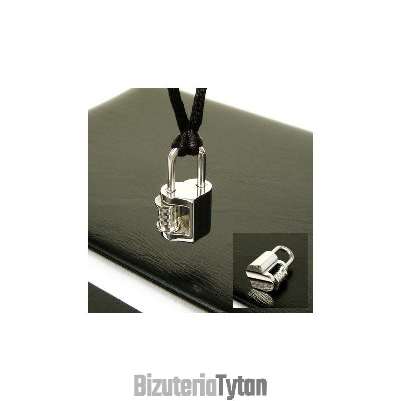Cool Man Love Lock Naszyjnik Z Czystego Tytanu Cool Man Love Lock Naszyjnik Z Czystego Tytanu