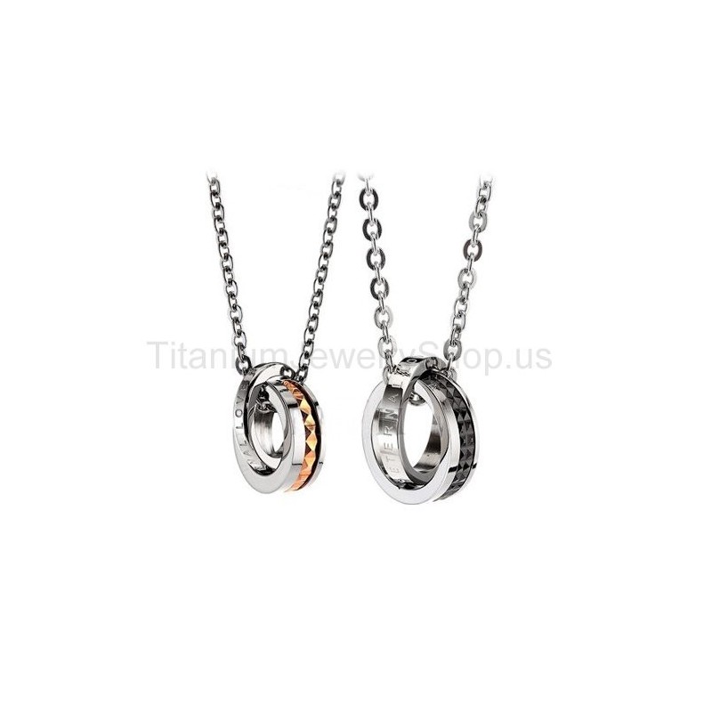 Eternal Love Titanium Lovers Wisiorki Dla Miłośników