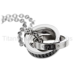 Eternal Love Titanium Lovers Wisiorki Dla Miłośników
