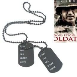 Cool Man Us Soldier Dog Tag Naszyjnik/Wisiorek