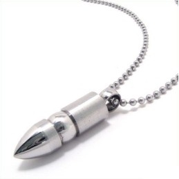 Naszyjnik Noble Man Solid Bullet Pure Titanium