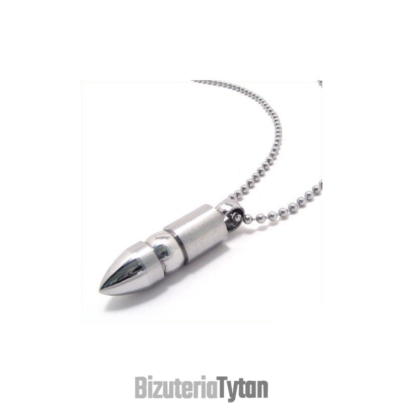 Naszyjnik Noble Man Solid Bullet Pure Titanium