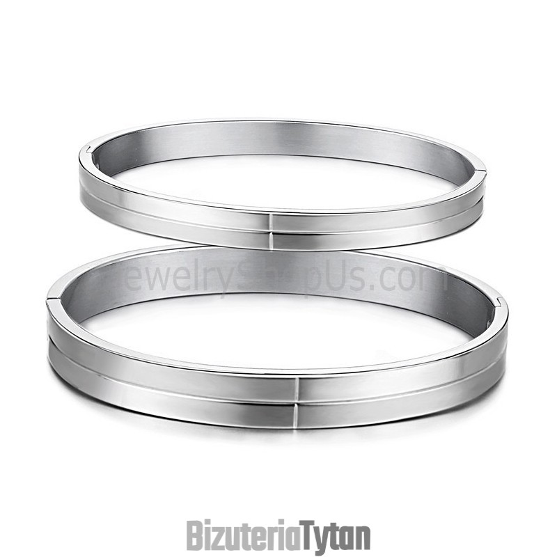 Bransoletki Dla Par Z Tatanium C821 Bransoletki Dla Par Z Tatanium C821